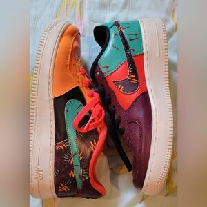 Nike Air Force 1 LV8 GS Low What The 90s Multicolor AT3407-600 6.5Y